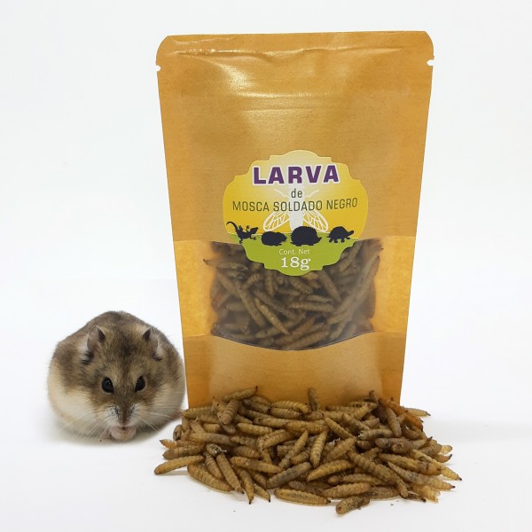 Larva De Mosca Soldado Deshidratada 18gr